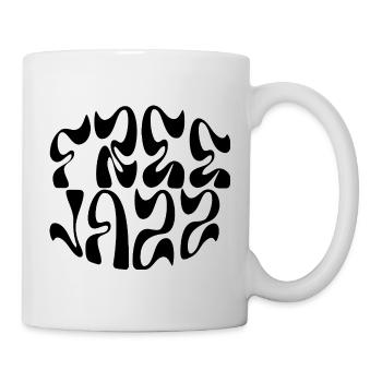 Conception du logo Free Jazz - Mug blanc - blanc - Droite