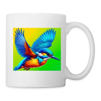 martin-pêcheur - Mug blanc - blanc - Droite