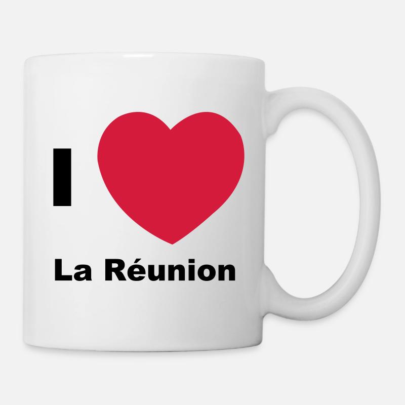 I love Reunion Island - Mug - white