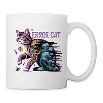 The Errant Cat Digital Art - Mug - white - Right