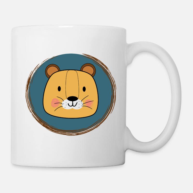 Lion adorable - Mug blanc - blanc