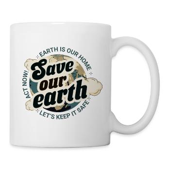 Save our Earth - Mug - white - Right