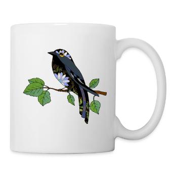 Colorful bird - Mug - white - Right