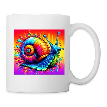 Escargot - Mug blanc - blanc - Droite