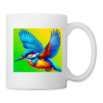 martin-pêcheur - Mug blanc - blanc - Droite