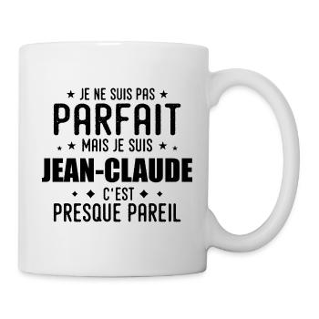 Jean-Claude: authentic, imperfect, top, proud - Mug - white - Right