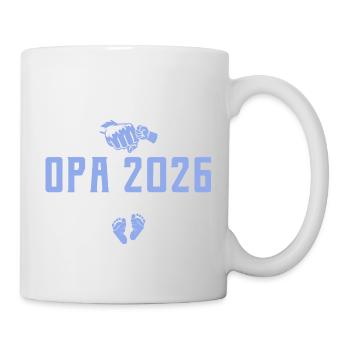 Beförderung zum Opa 2026 loading - Tasse - Weiß - Rechts
