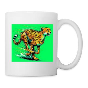cheetah - Mug - white - Right