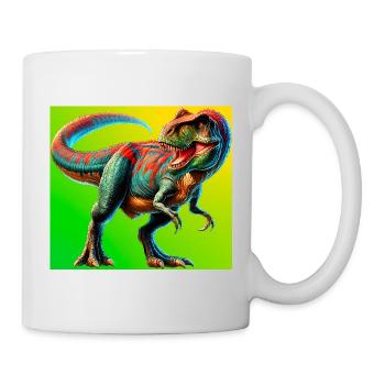 Dinosaurier - Tasse - Weiß - Rechts