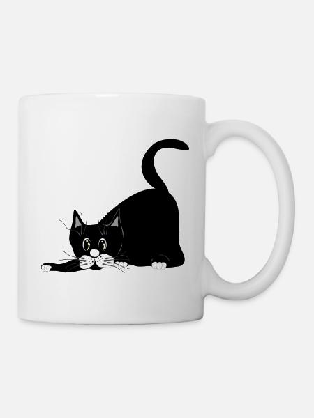Katze - Tasse - Weiß