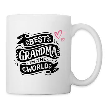Made with Love – Heart Design Baby & Family - Mug - white - Right