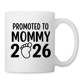 Promoted To Mommy 2026 - Mug - white - Right