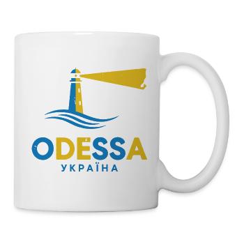 Phare d’Odessa Scène de Nuit Tee - Mug blanc - blanc - Droite