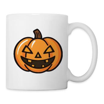 Pumpkin Halloween Comic - Mug - white - Right