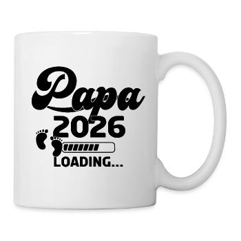 Papa 2026 Loading - Tasse - Weiß - Rechts