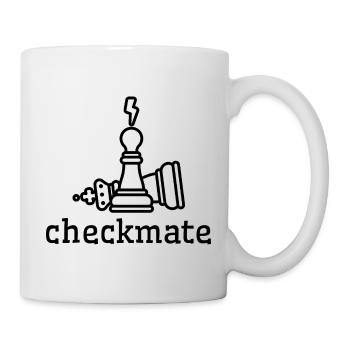 Checkmate to win - Mug - white - Right
