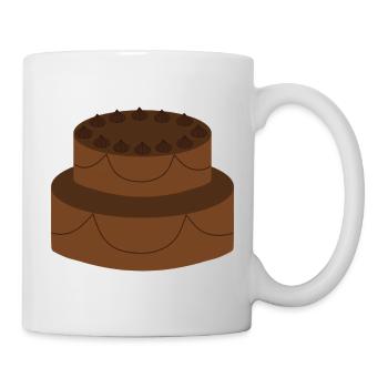 Two-Tier Chocolate Cake - Mug - white - Right