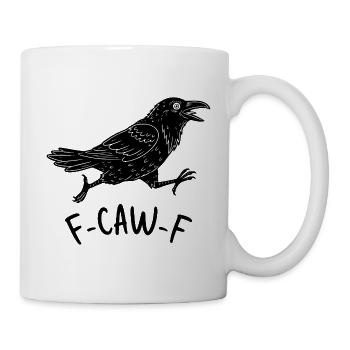 F-Caw-F Corbeau - Mug blanc - blanc - Droite