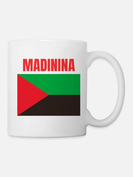 T-shirt Madinina drapeau Martinique - Mug blanc - blanc