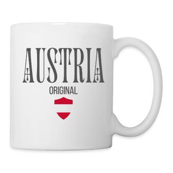 Originaire d’Autriche, né en Autriche - Mug blanc - blanc - Droite