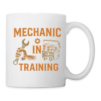 Mechanic in training - Mug - white - Right