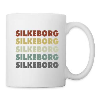 Silkeborg - Danemark - Danemark - Scandinavie - Mug blanc - blanc - Droite