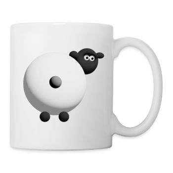 Sheep 3D Cuddle Design - Mug - white - Right