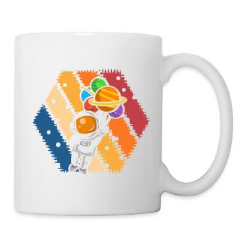 Ballon astronaute Galaxy Splash - Mug blanc - blanc - Droite