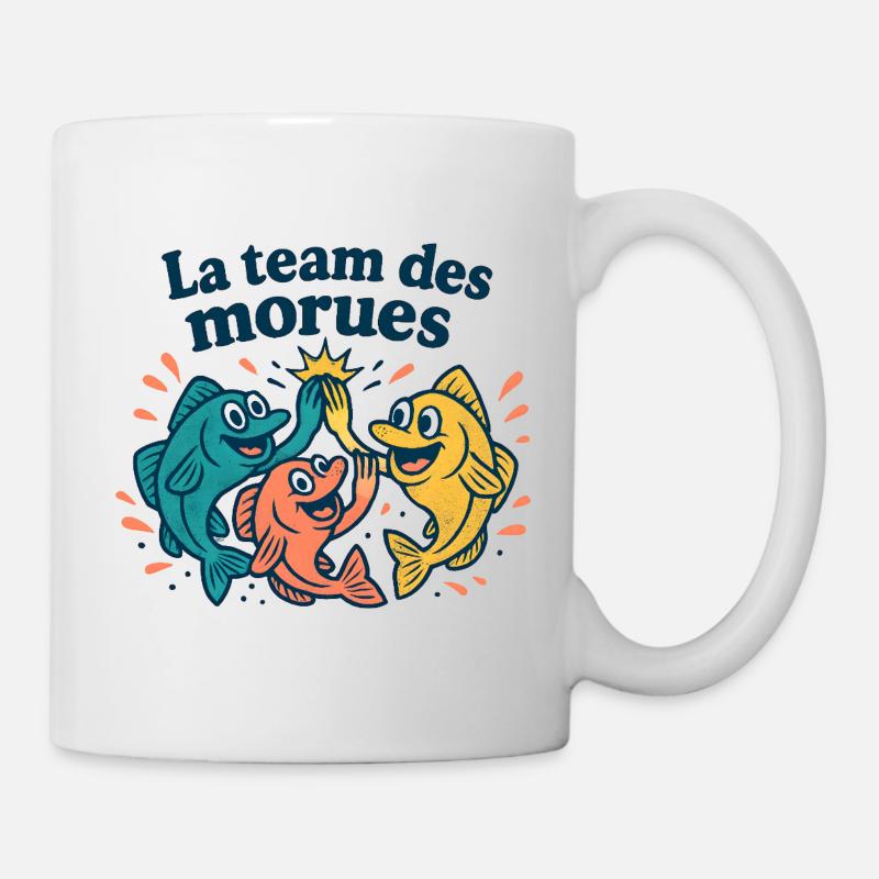 Coloured Cod Team - Mug - white