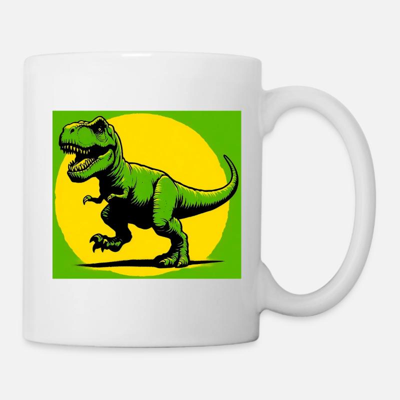 Dinosaurier - Tasse - Weiß