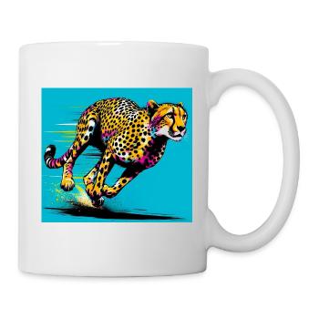Gepard - Tasse - Weiß - Rechts