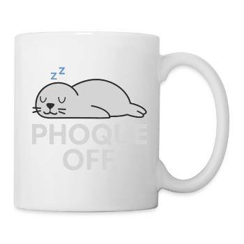 Seal Off – Funny and quirky word play - Mug - white - Right