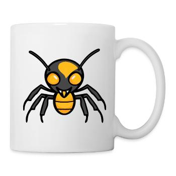 Fourmi Halloween Bande dessinée drôle - Mug blanc - blanc - Droite