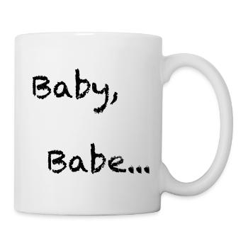 Babe, Baby… Flirt alert! - Mug - white - Right