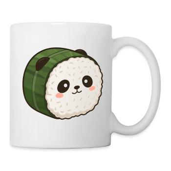 Panda Sushi – Cute Anime Food Design - Mug - white - Right