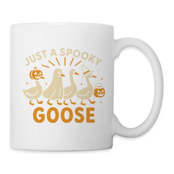 Juste une oie effrayante Halloween Costume Fun - Mug blanc - blanc - Droite