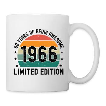 60 Years Of Being Awesome 1966 Limited Edition - Tasse - Weiß - Rechts
