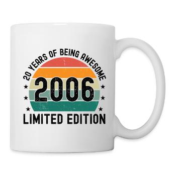 20 ans d’être génial 2006 Édition limitée - Mug blanc - blanc - Droite