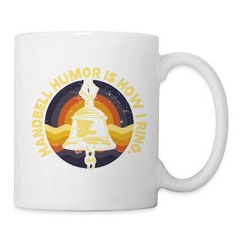 Chorale Instrument de musique Cloche à main Chorale - Mug blanc - blanc - Droite