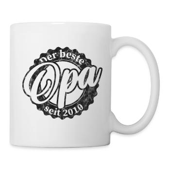 Der Beste Opa seit 2010 - Tasse - Weiß - Rechts
