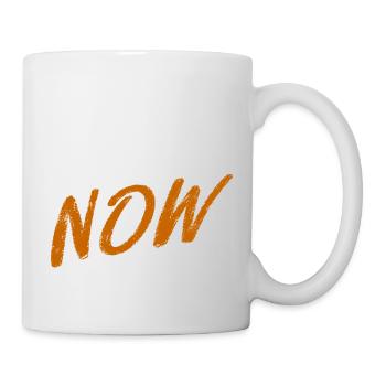 Serenity Now, Typography with a Brush - Mug - white - Right