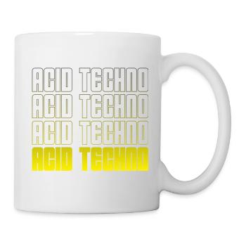 Acid Techno Repetition Gradient - Mug - white - Right