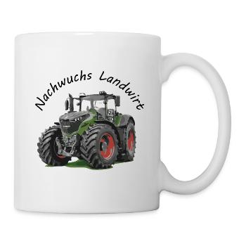 Nachwuchs Landwirt – Bauernhof Traktor Kinder Baby - Tasse - Weiß - Rechts