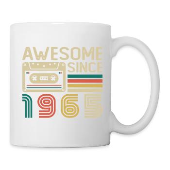 1965 Vintage Rétro Cadeau D'anniversaire - Mug blanc - blanc - Droite