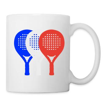 Padel-Frankreich2 - Tasse - Weiß - Rechts