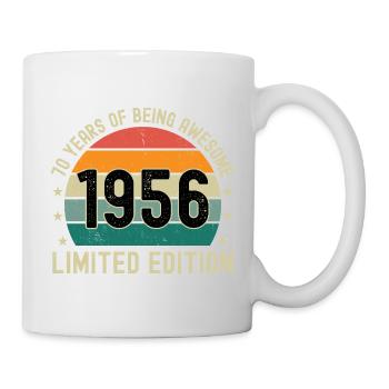70 ans d’être génial 1956 Édition limitée - Mug blanc - blanc - Droite
