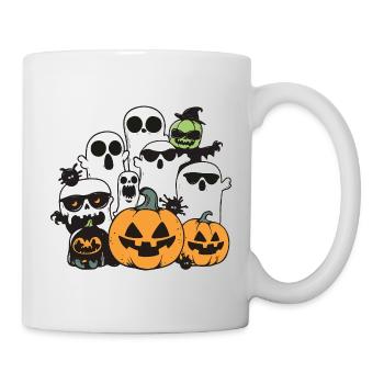 Halloween Party Figuren - Tasse - Weiß - Rechts