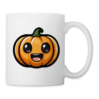 Pumpkin Halloween Autumn Comic - Mug - white - Right