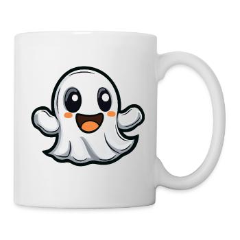 Ghost Halloween Cute Comic - Mug - white - Right