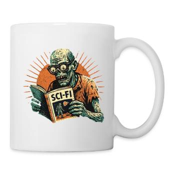 Zombie Retro SciFi Spieler - Tasse - Weiß - Rechts